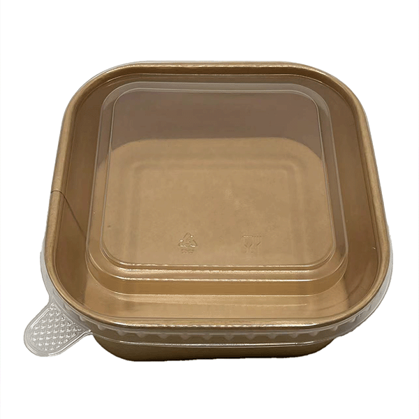 Eco Friendly Square Cover PET PP lid -WELLERpack