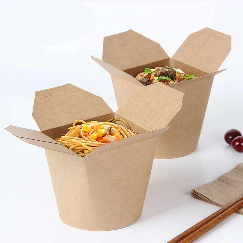 Kraft Paper Lunch Boxes Revolutionize Food package